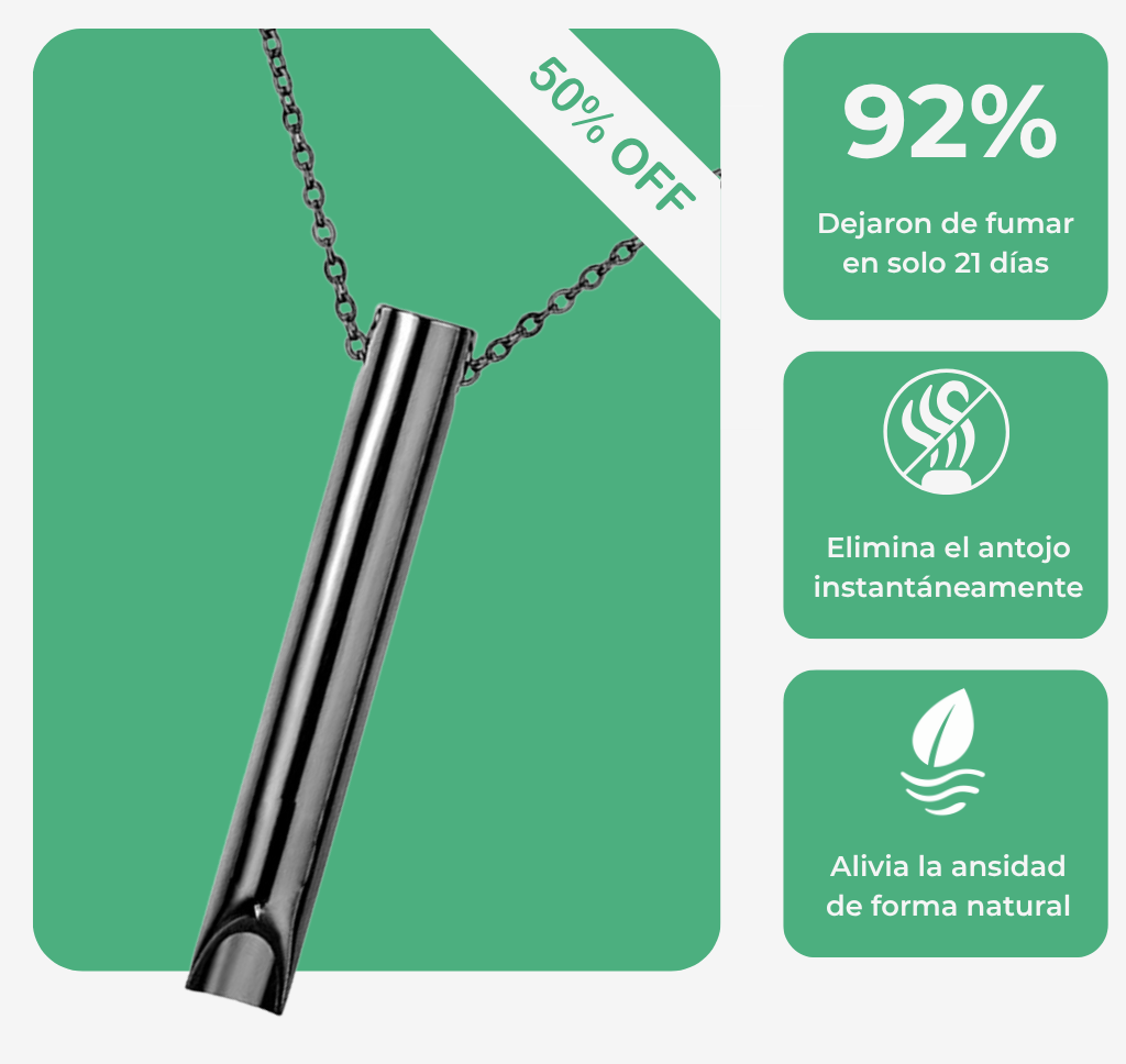 Collar Respirá | Dejá de fumar en 21 días