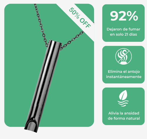 Collar Respirá | Dejá de fumar en 21 días